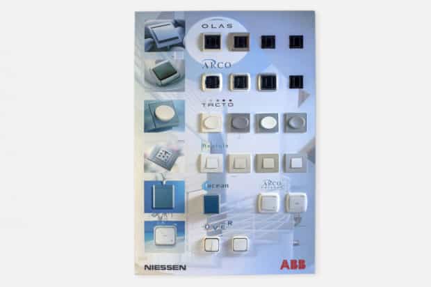 Collection gamme interrupteurs sur panneau Forex avec impression numérique haute définition