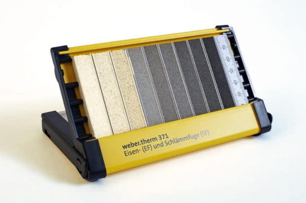 Dual function wallet: storage and POS display for veneer grout samples