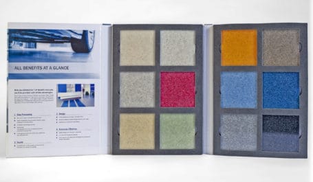 Foam sample box for heavy soil samples