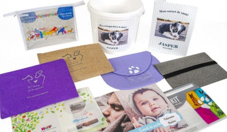 Vaccination certificates wallets for children and pets, health records wallets, maternity records wallets specially designed for business customers