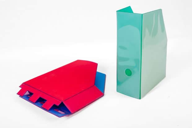 Foldable PVC slipcase - in one or several colours