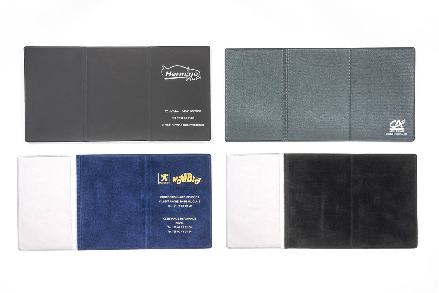 Estuche de neopreno para permiso de circulación con espacio para tarjetas azul marino kwmobile Funda para carné de conducir 