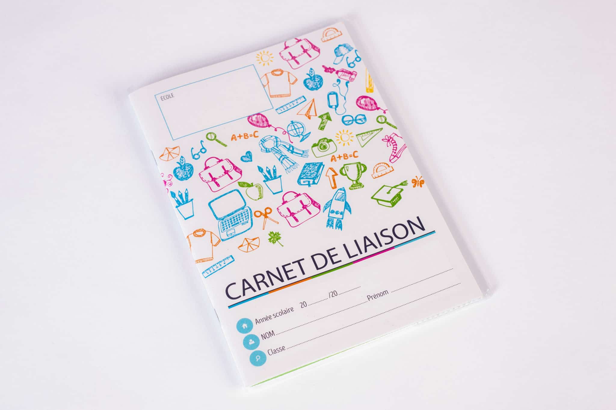 Couverture polypro pour cahier et carnet de liaison - Design Duval