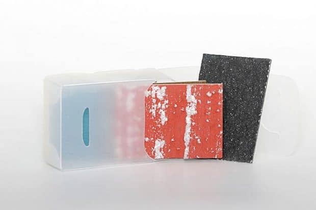Removable creative plaster samples