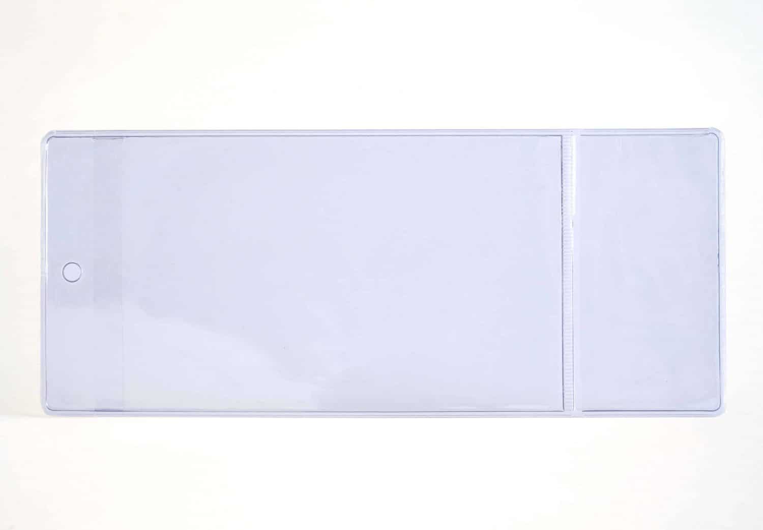 Pochette menu transparente PVC